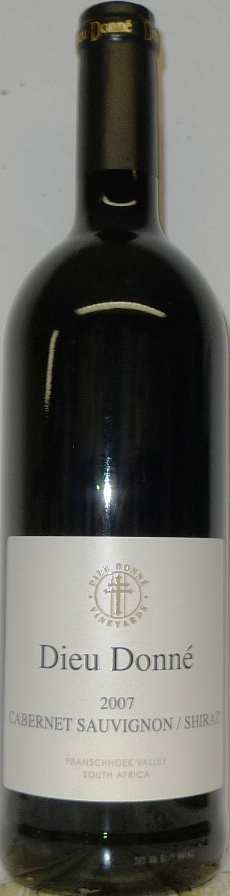 Dieu Donné Cabernet/Shiraz