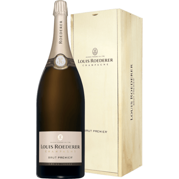 Champagne L. Roederer Premier Brut, 6 Liter in Holzkiste